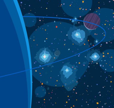 soyut yaratıcı alan arka plan