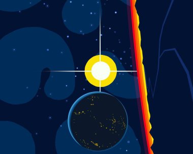 doğal soyut galaksi uzay arka plan