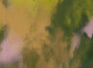 2d illüstrasyon. Beton düz duvar grafiti fon. Modern sanat tarzı. Çok renkli şekil ler ve desenler. El yapımı sprey resimleri. Boyalı pürüzlü yüzey. El yapımı fırça darbeleri.