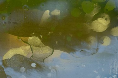 Yağlı boya ile soyut grunge arkaplan kaba desen lekeler