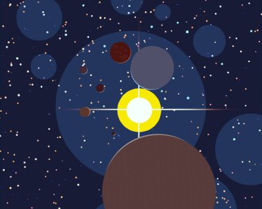 soyut yaratıcı alan arka plan