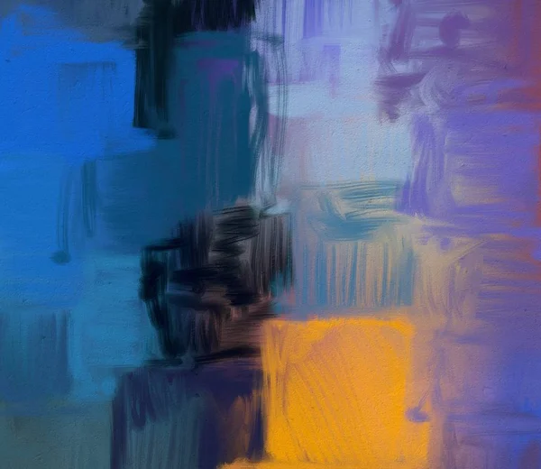 Fondo Grunge Abstracto Con Pinturas Óleo Manchas Patrón Áspero — Foto de Stock