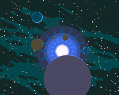 soyut yaratıcı alan arka plan