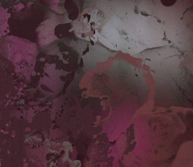 Yağlı boya ile soyut grunge arkaplan kaba desen lekeler