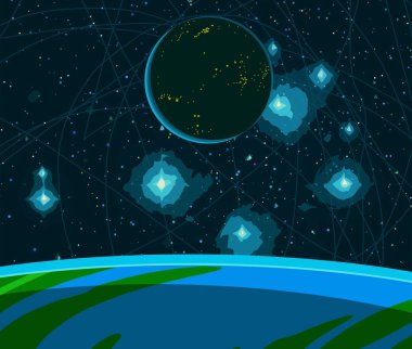 soyut yaratıcı alan arka plan