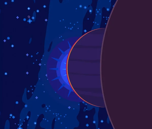 Yıldız Ile Güzel Kozmos Astronomi Arka Plan — Stok fotoğraf