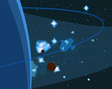 doğal soyut galaksi uzay arka plan