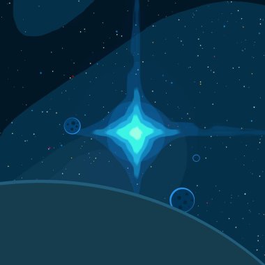 soyut renkli kozmik alan arkaplanı