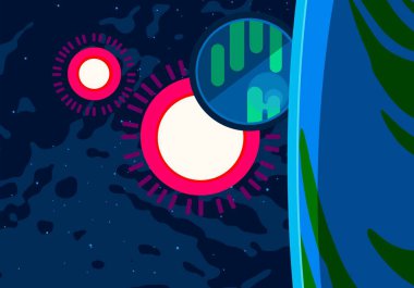 soyut yaratıcı alan arka plan