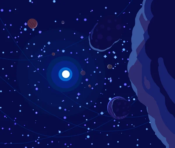 นหล งอวกาศเช งสร างสรรค — ภาพถ่ายสต็อก