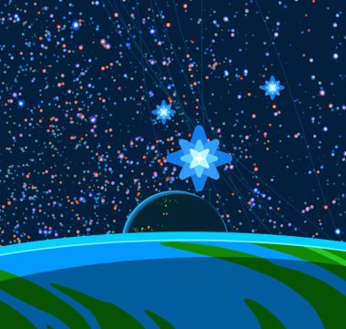 renkli soyut mutlu noel arka plan