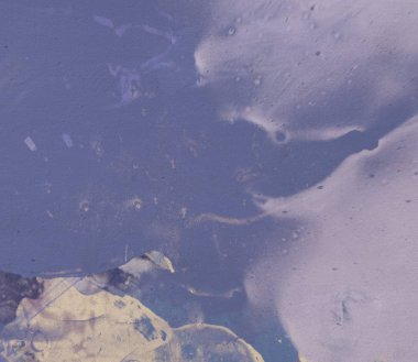 Yağlı boya ile soyut grunge arkaplan kaba desen lekeler