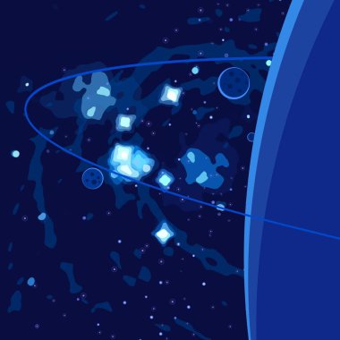 doğal soyut galaksi uzay arka plan