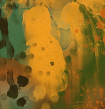 Yağlı boya ile soyut grunge arkaplan kaba desen lekeler