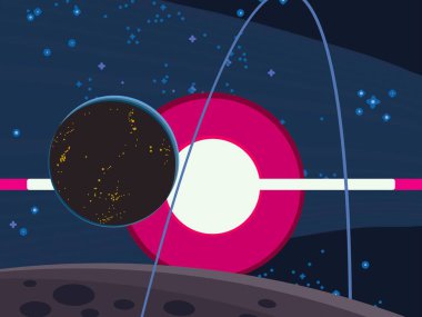 doğal soyut galaksi uzay arka plan