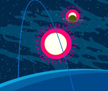 doğal soyut galaksi uzay arka plan