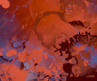 Metin için yeri olan boya lekeleriyle soyut arkaplan  