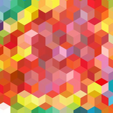 soyut kesintisiz renkli desen 