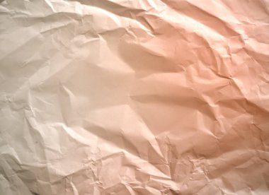 Buruşmuş beyaz kağıt arkaplan dokusu