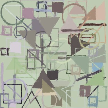 soyut kesintisiz renkli desen 