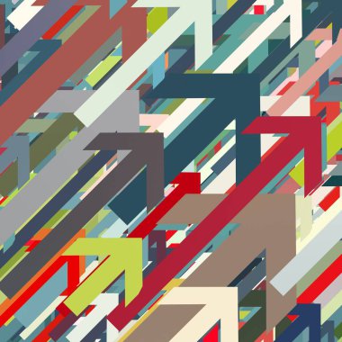 soyut kesintisiz renkli desen 