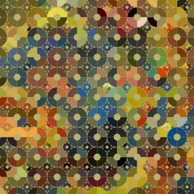 soyut kesintisiz renkli desen 