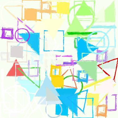 soyut kesintisiz renkli desen 