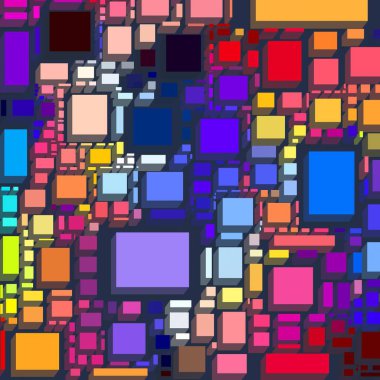 soyut kesintisiz renkli desen 