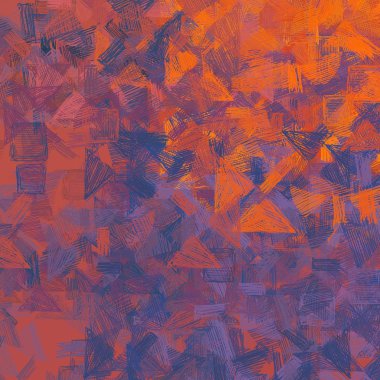 El yapımı tuvale yağlı boya. Soyut sanat dokusu. Renkli doku. Modern sanat eserleri. Yağlı boya darbeleri. Fırça darbeleri. Modern sanat. Çağdaş sanat. Sanatsal tuval.   