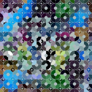 soyut kesintisiz renkli desen 