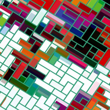 Geometrik desenli soyut doku