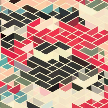 Geometrik desenli soyut doku