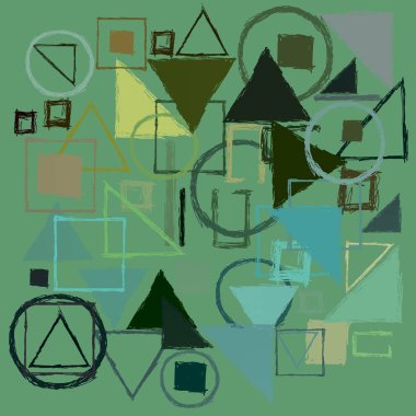 Geometrik desenli soyut doku