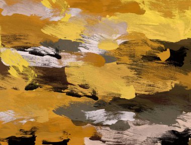 El yapımı tuvale yağlı boya. Soyut sanat dokusu. Renkli doku. Modern sanat eserleri. Yağlı boya darbeleri. Fırça darbeleri. Modern sanat. Çağdaş sanat. Sanatsal tuval.  