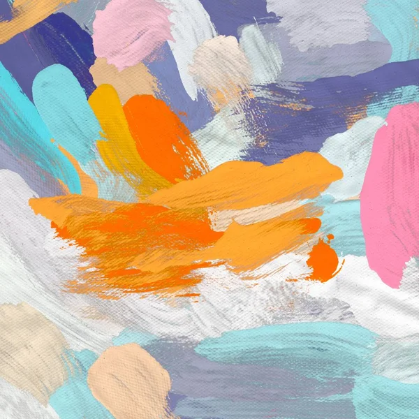 tuval arka plan üzerinde yaratıcı soyut Yağlıboya