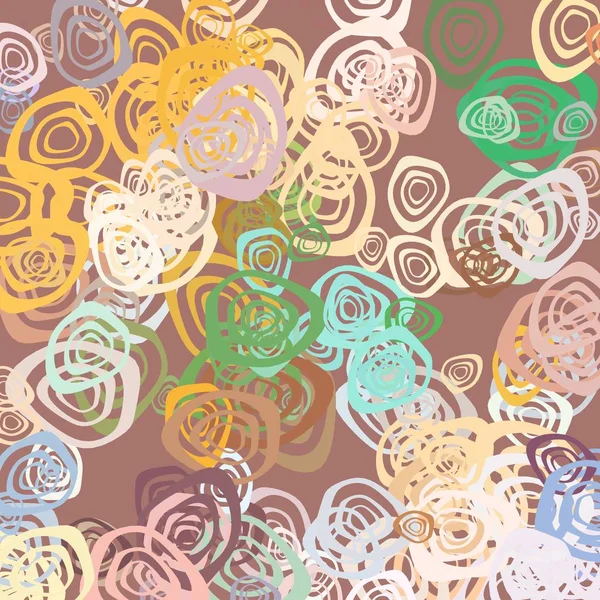 soyut kesintisiz renkli desen 