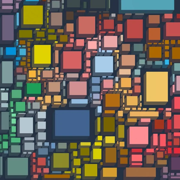 soyut kesintisiz renkli desen 