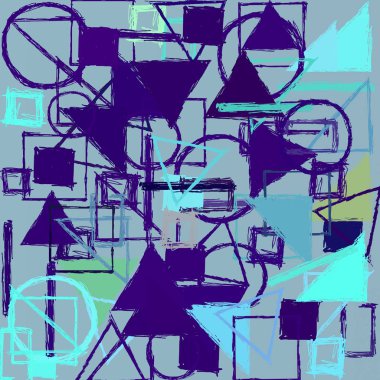 soyut kesintisiz renkli desen 