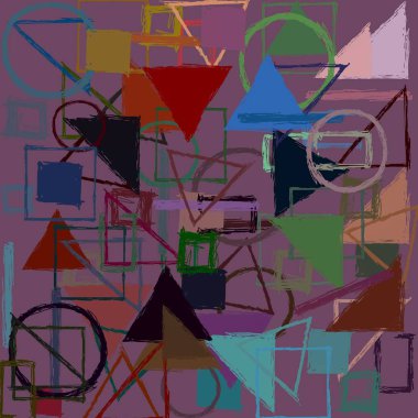 Renkli desenli soyut arkaplan