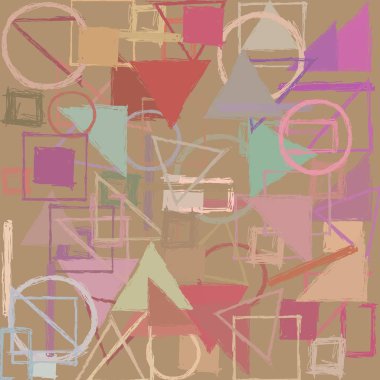 Renkli desenli soyut arkaplan