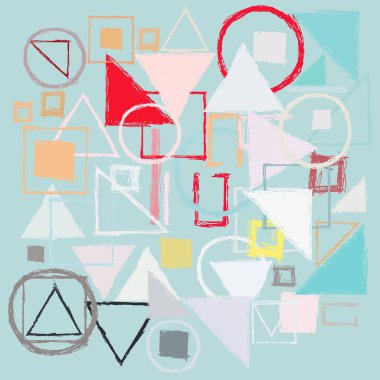 Geometrik desenli soyut doku