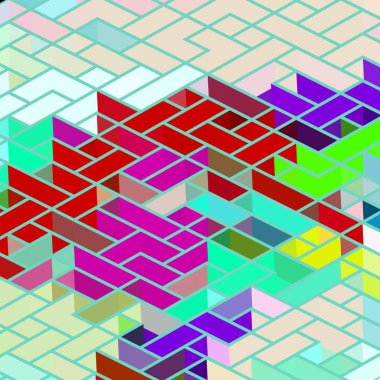 Geometrik desenli soyut doku