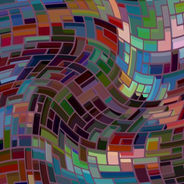 Geometrik desenli soyut doku