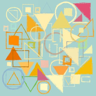 Geometrik desenli soyut doku