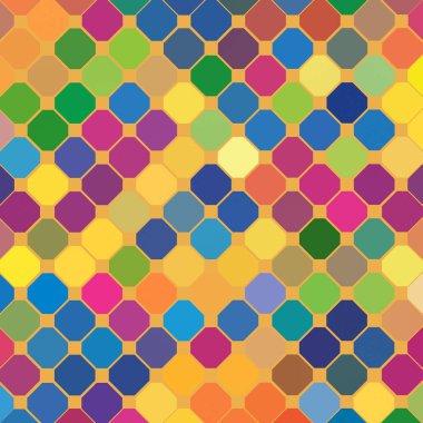 Renkli desenli soyut arkaplan