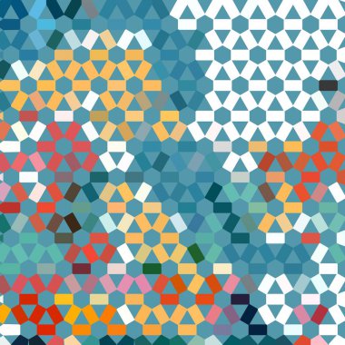 Renkli desenli soyut arkaplan