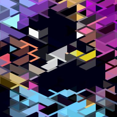 Renkli desenli soyut arkaplan