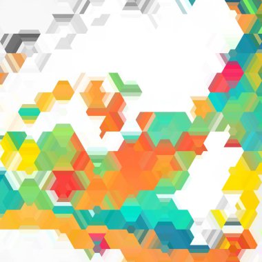 Renkli desenli soyut arkaplan