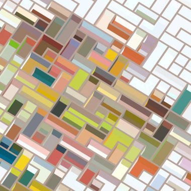 Geometrik desenli soyut doku