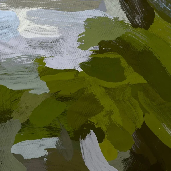 Tuval el yapımı yağlıboya. Renkli doku. Fırça darbeleri.